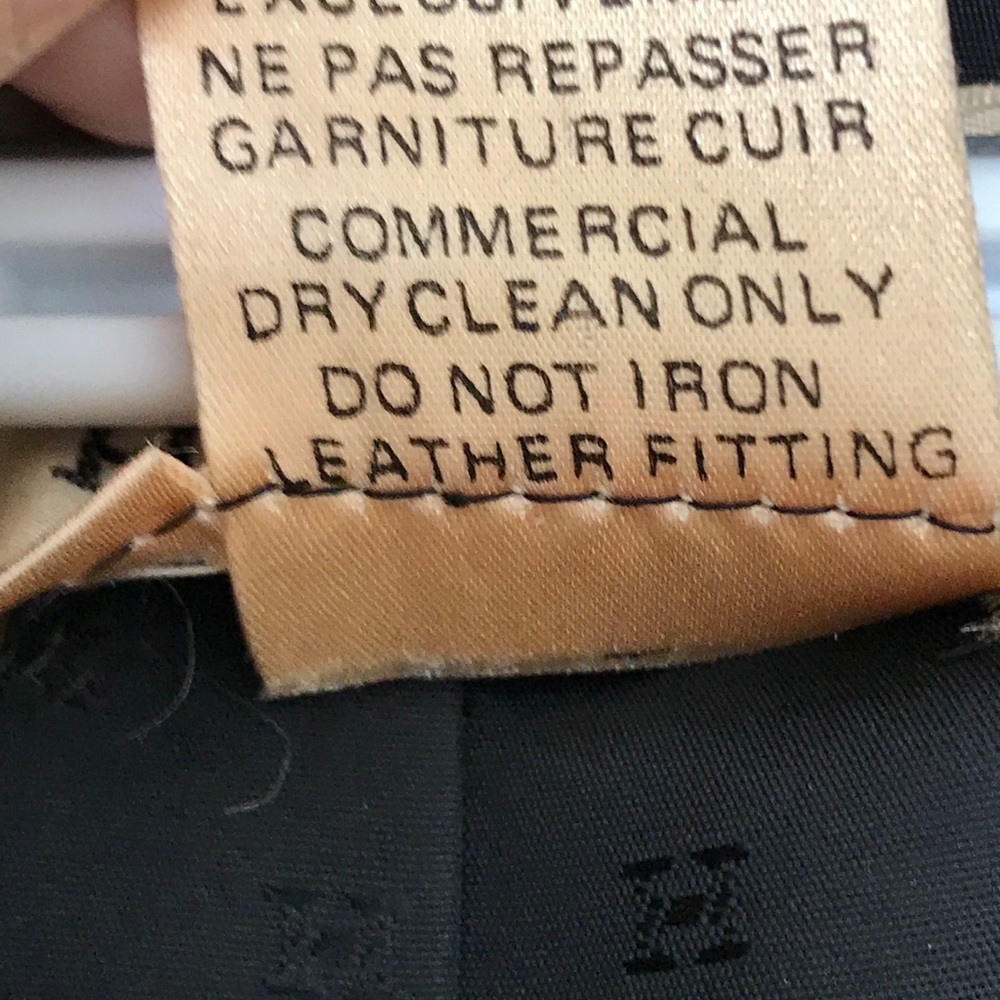 Hermès Cropped Tuxedo Jacket w/Leather Trim sz 44 - Picture 8 of 12